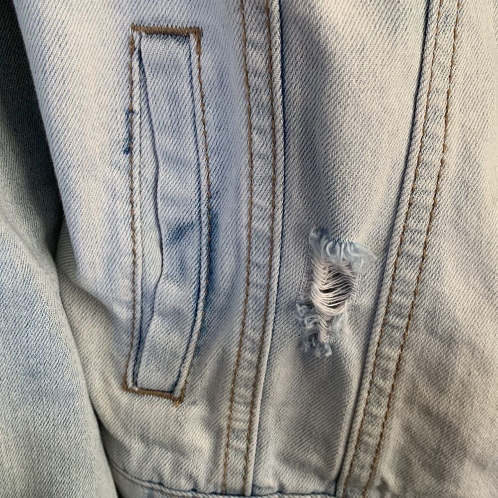 Distressed Denim Jacket - Picture 4 of 7